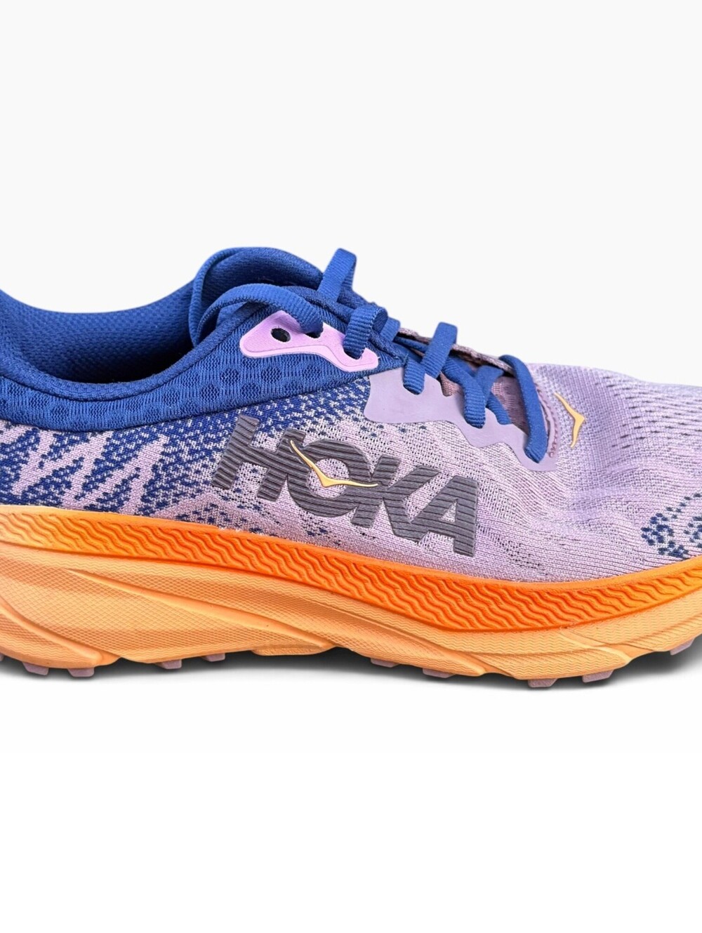 Hoka One One Challenger ATR 7 Running Shoe Size Women's 8B Purple Orange Gym
